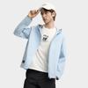 Fila Heritage Casual Fashion Versatile Warm Windproof Hooded Loose Woven Jacket Men Jackets Sky-Blue F11M538705FLB