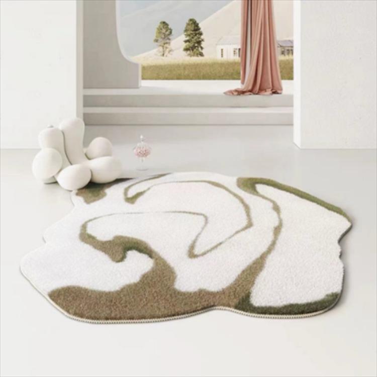 Modern Minimalist Irregular Carpet Living Room Coffee Table Carpet Bedroom Dressing Room Circular Floor Mat