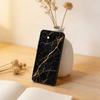 B-Black Gold Marble Art Phone Case For Samsung Galaxy A73,A72,A71,A70,A53,A52,A51,Others Soft Black Cover