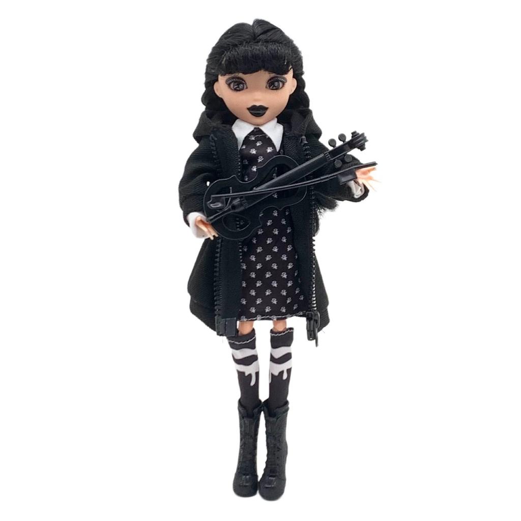 11.5 Inch Doll With Gift Box Black Dress Heels And Hair Perfect Toy Gift For Girls And Fans