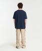 AECA Color Chain Stitch Aeca Sports Half Sleeve Tee-Navy