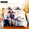 3D Printed Gintama Bedding Set Anime Gintoki Sakata Duvet Cover Double Twin Full Queen King Adult Boys Bedclothes Quilt Cover