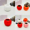 Artificial Pumpkin Flower Container With Foam Insert For Festive Table Arrangements