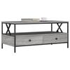 VidaXL Coffee Table Sonoma Grey 100x51x45 Cm Engineered Wood 835302