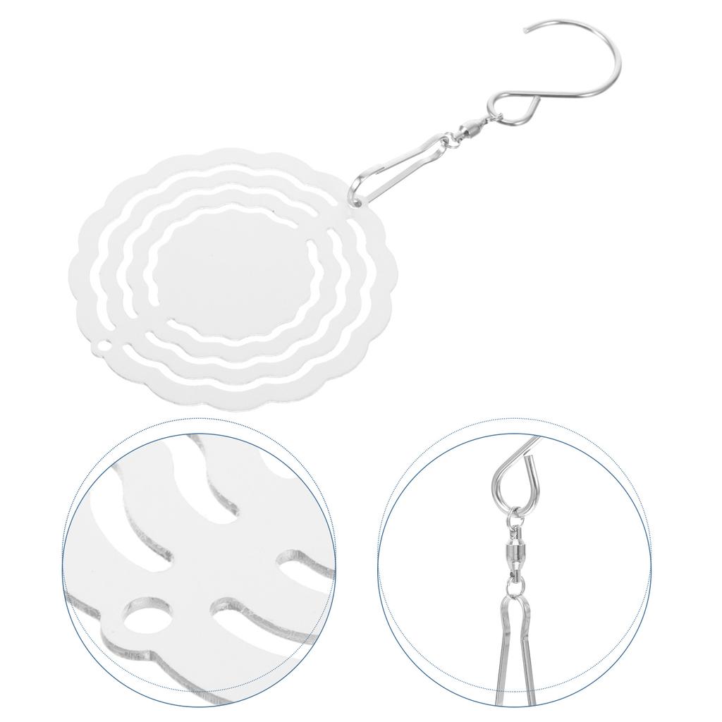 Aluminum Sublimation Wind Spinner Blank Hanging Yard Garden Decoration DIY Sublimation Wind Spinner Hanging Ornament