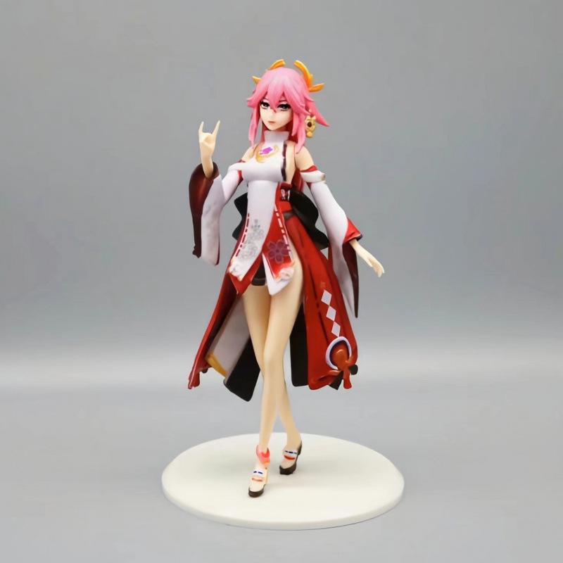 EILEENA Girl School Uniform Figure: Two-Dimensional Game-Themed Desktop Ornament