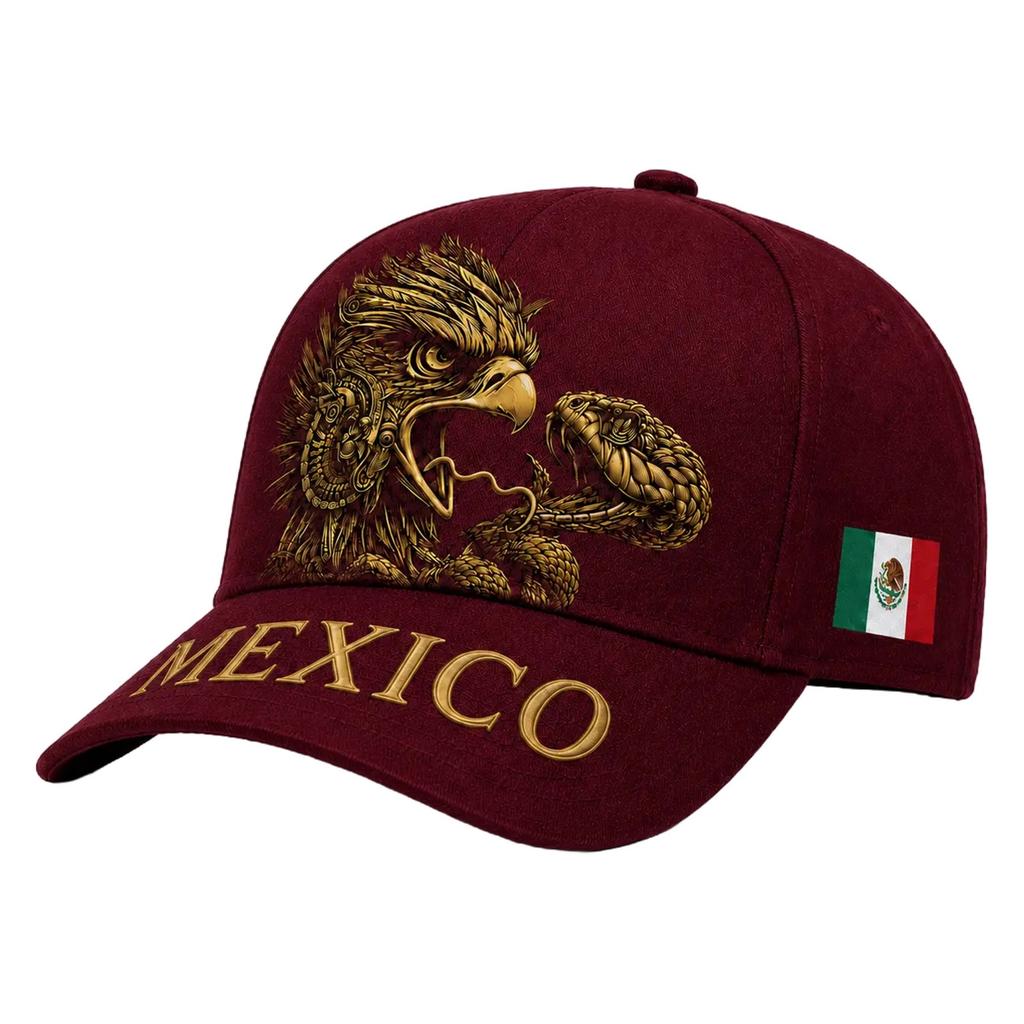 POD un pezzo ordine minimo Cappellino da baseball messicano, cappellino a trasferimento termico design gratuito dal Messico