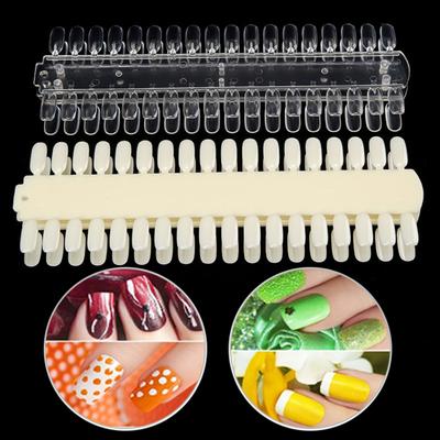 Color Display Fake Nails Smooth Edge Nail Polish PP Material Good Clear Colorful Gel Supplies