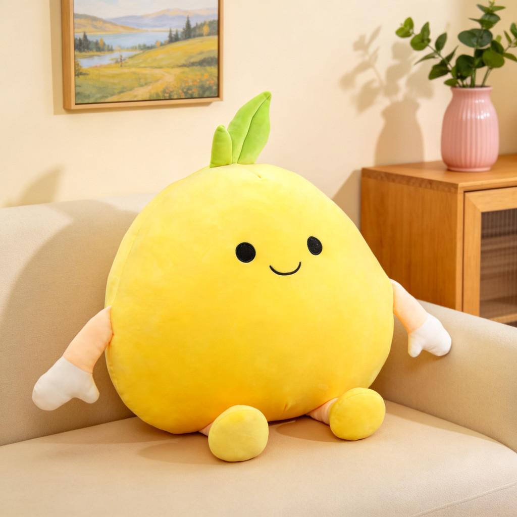 Cute Fruit Plush Toy With Pp Cotton Filling For Kids And Giftgiving