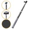 1.2M Carbon Fiber 5-Position Retractable Selfie Stick Monopod Extendable With 1/4 Screw For Insta360 Osmo Action Action Camera