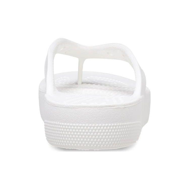 Crocs Classic Cloud Flip Flops Women Footwear White 207714-100