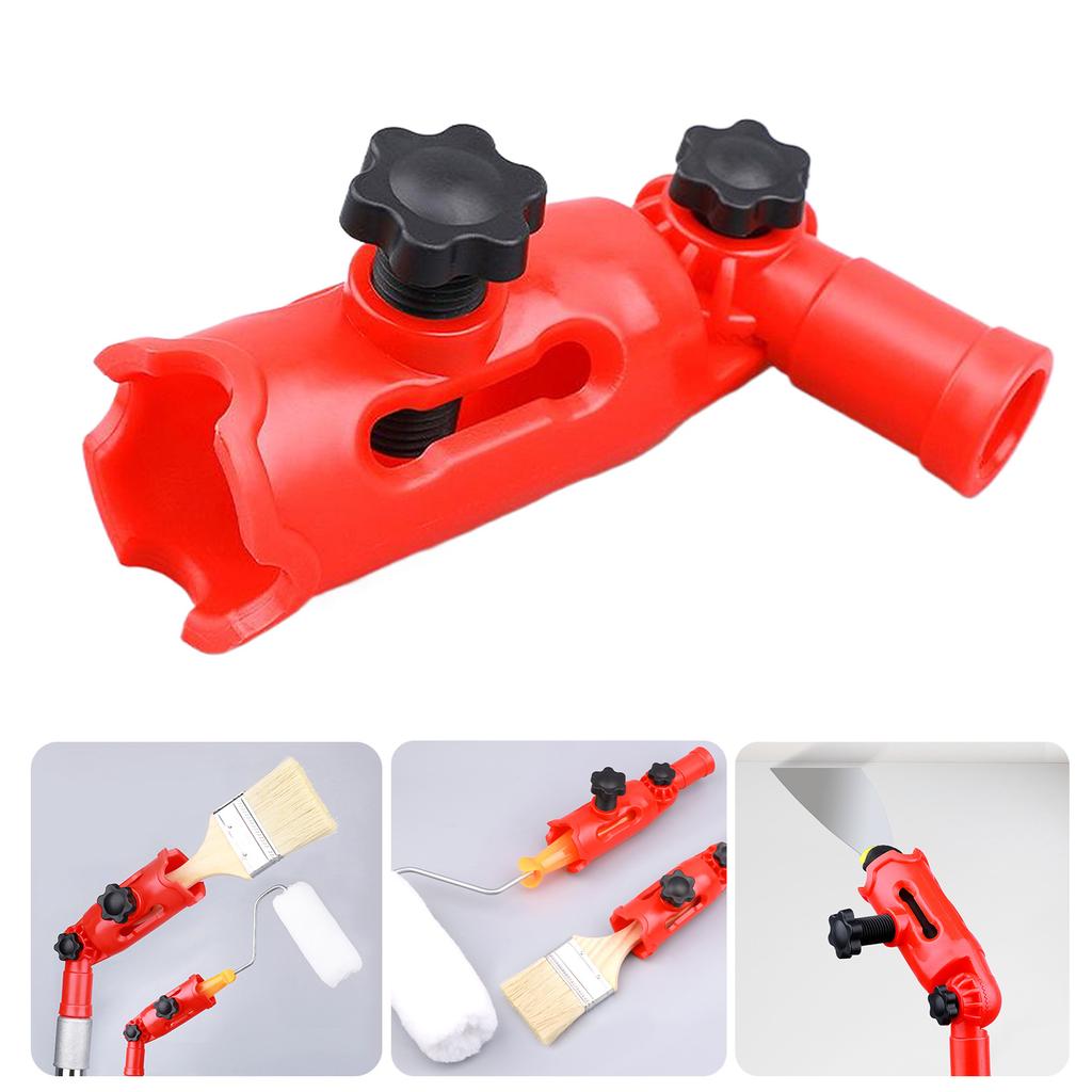 Multi-Angle Paint Brush Extender Extension Poles Attachment Holder For Paint Brush Roller Secure Handle Grip For Repair