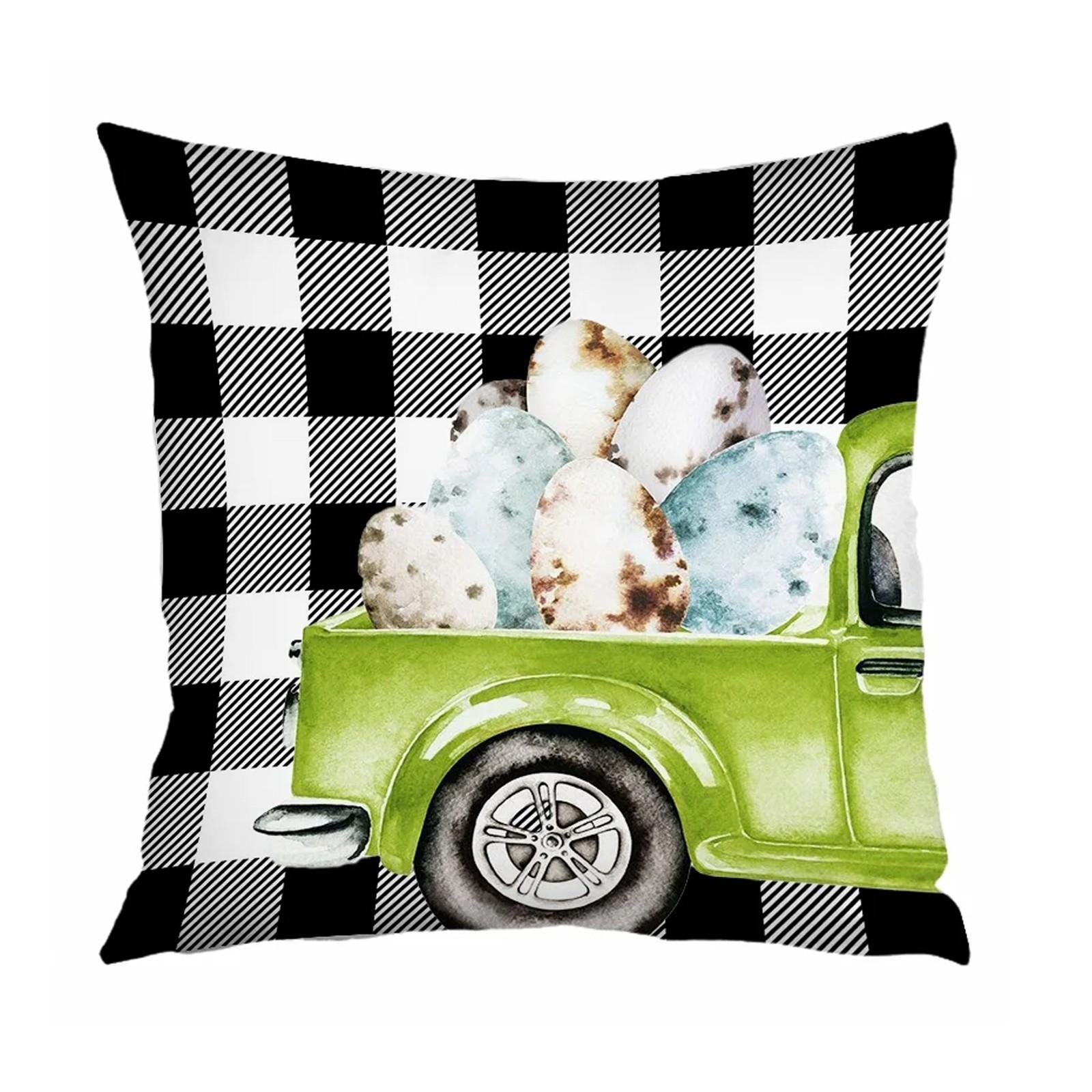 

Пасхальные наволочки, украшения, чехлы для дома, праздничный набор из 4 пасхальных наволочек, наволочка для дивана и прикроватной тумбочки для дома One Size