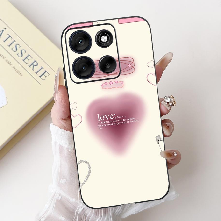For Motorola Moto G86 G56 5G Case 2025 Fashion Flower Marble Sunset Capa Soft Silicone Phone Cover For MotoG56 MotoG86 5G Bumper