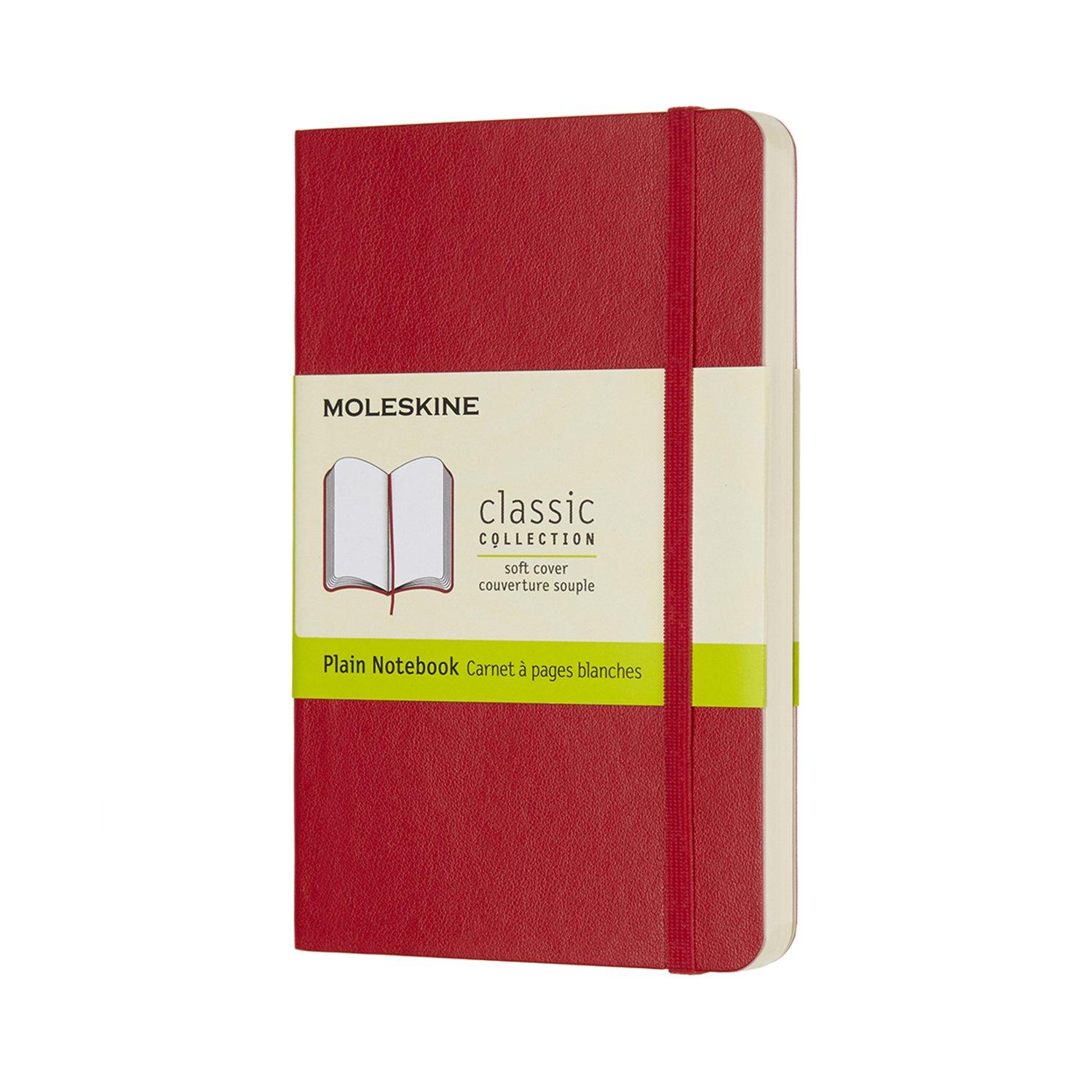 

Блокнот Moleskine Color Note Plain Soft Pocket Red QP613F2 (гладкий)