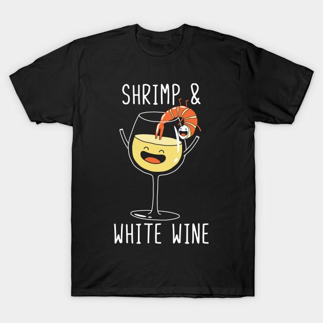

Men Black Print T-shirt Shrimp And White Wine No-Cut Transfer Paper Print Cotton Tshirt 3XL чёрный