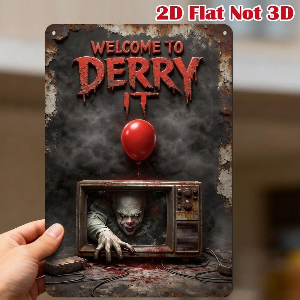 Metal Wall Sign Anime Horror Corpse Party Scene 20x30cm Decor