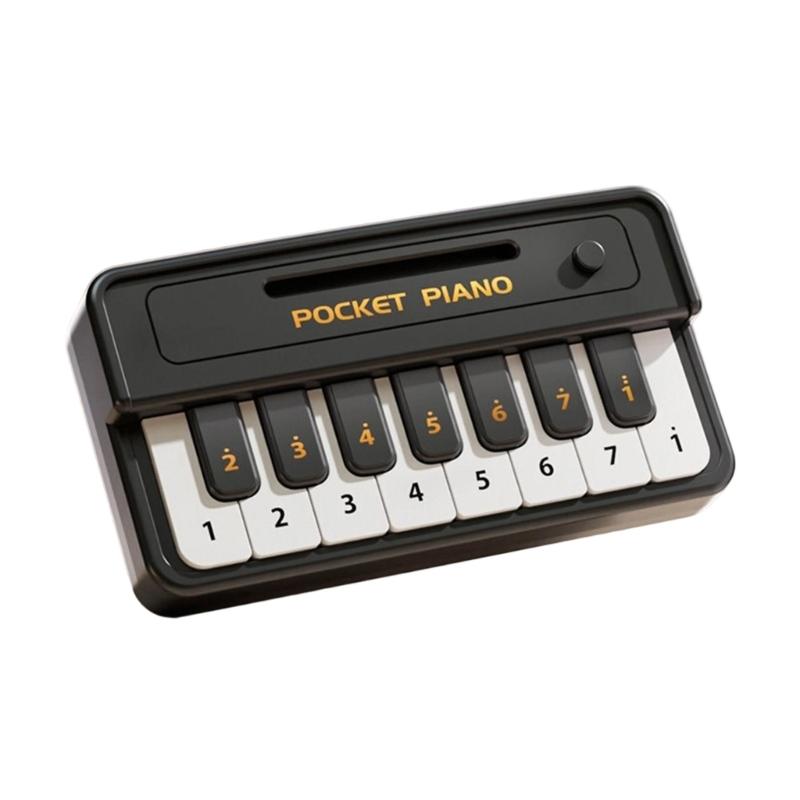 

Interactive Musical Keyboard Toy Plastic Texture Perfect for Encourages Creativity Improves Cognitive Development Using чёрный