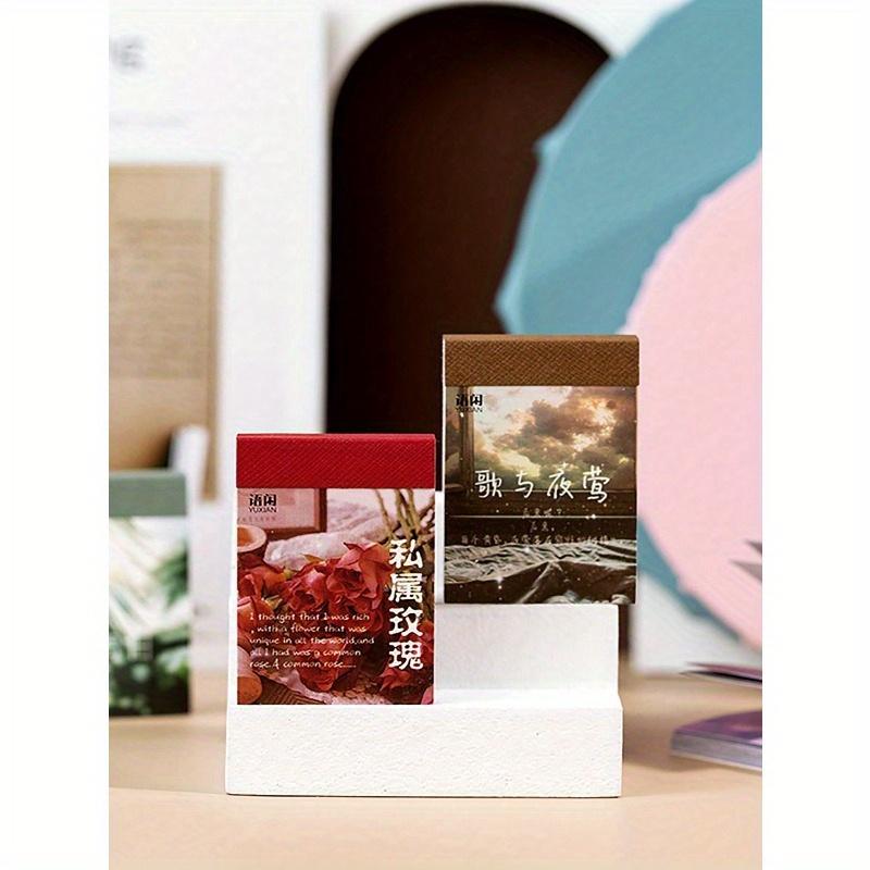 1pc Random Delivery Japanese Paper Sticker Notebook, Ins Style Fresh Diary Memo Pad, 50 Sheets, School Supplies, Back To School