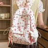 Schoolbag niche ins Mori backpack female large capacity junior high school high school student schoolbag cherry Korean version star print backpack