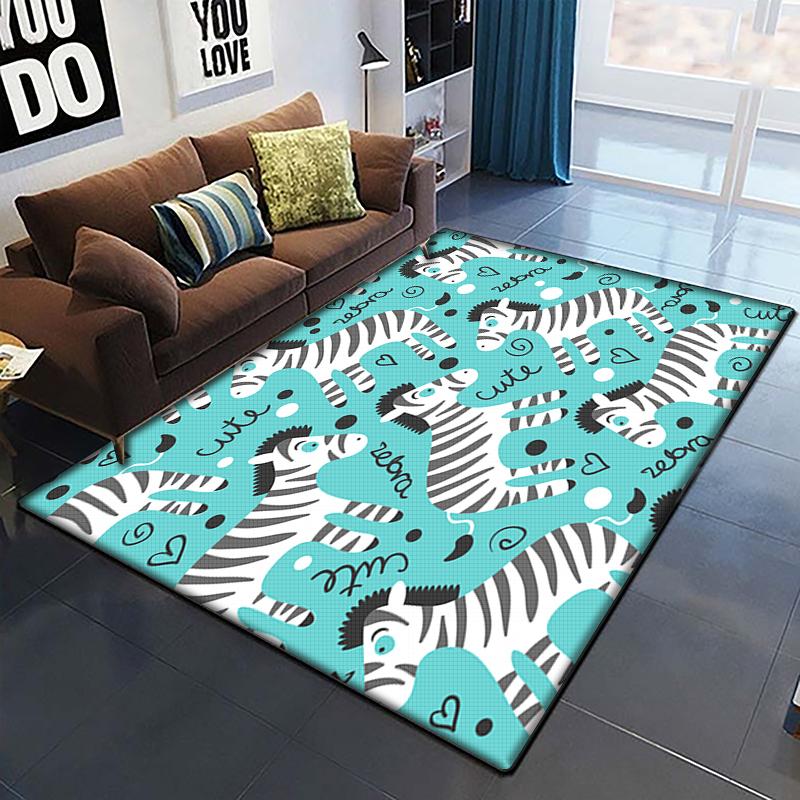 Desen animat anime frumos pictură covor pentru camera de zi Covor zonă mare Covor negru moale Covorașe de decorare a casei Covoare Boho Picnic