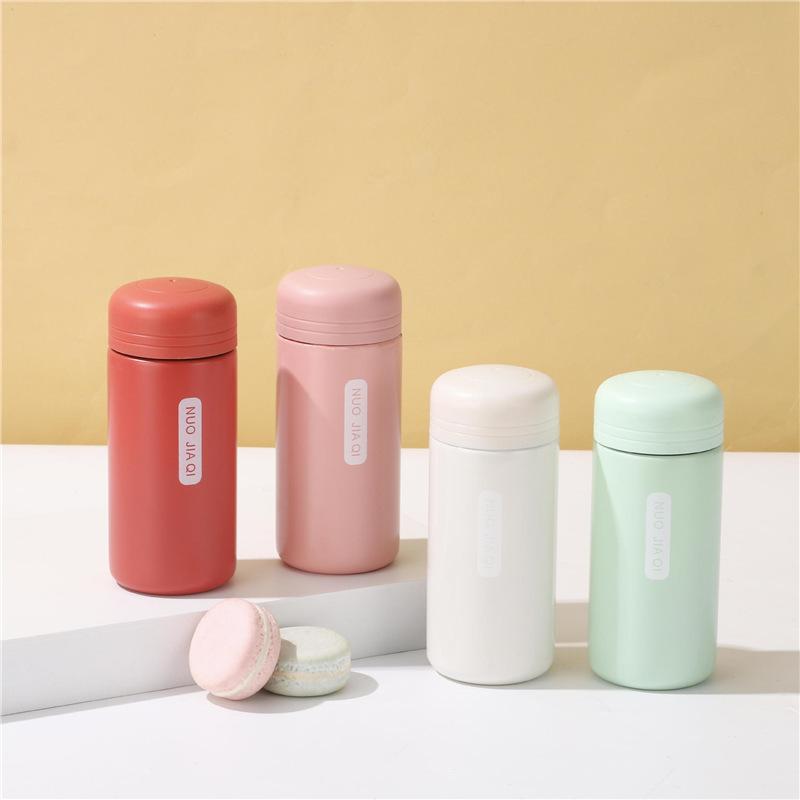 Fashion Mini Thermos Cup Business Travel Girls Small Outdoor Pocket Cup Children School Student Water Cup