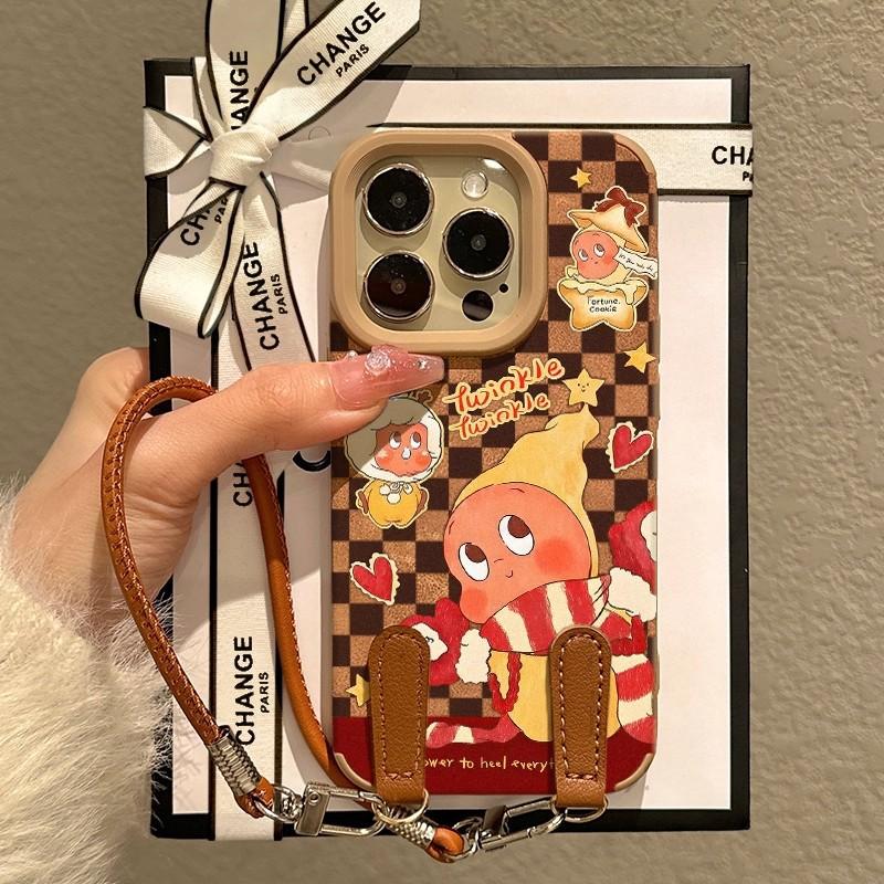 Christmas Scarf Star Man Autumn and Winter Women's Style with Lanyard for Apple 17/Air Phone Case for IPhone 16 Soft