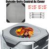 New Top Universal Air Conditioner Covers Multisize Black Central Ac Cover Heavy Duty Mesh AC Cover Defender All Season