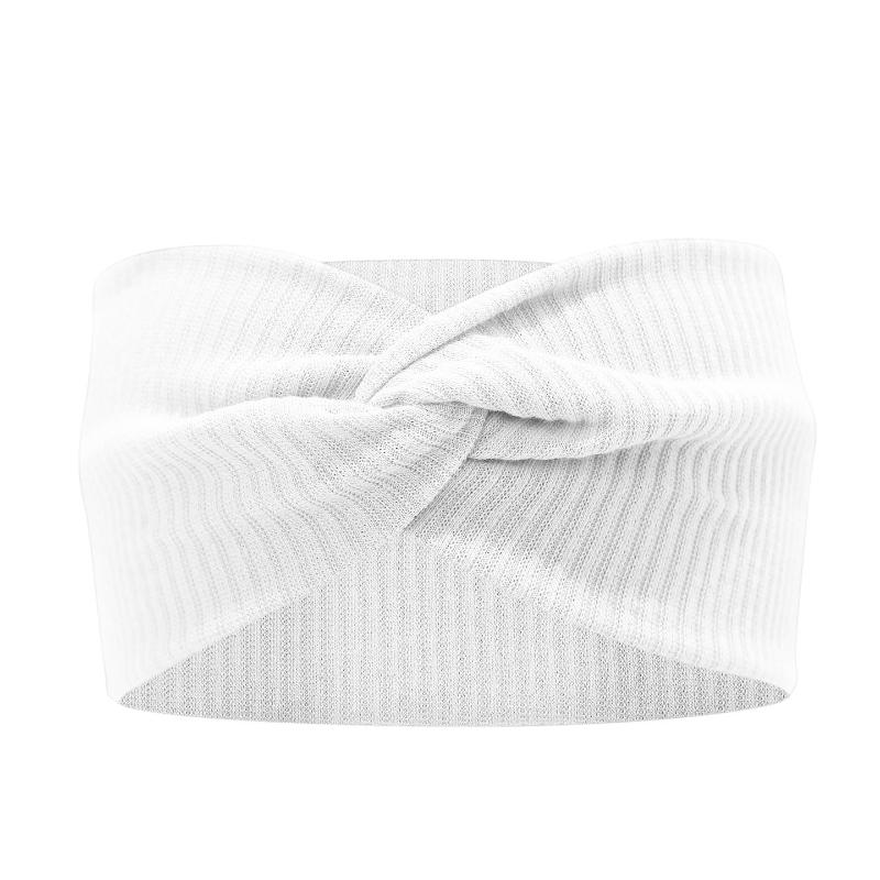 Korsad Yoga Huvudband Dam Ren Färg Håraccessoarer Elastisk Bomullstråd Hårband Bred Kant Trendiga Håraccessoarer