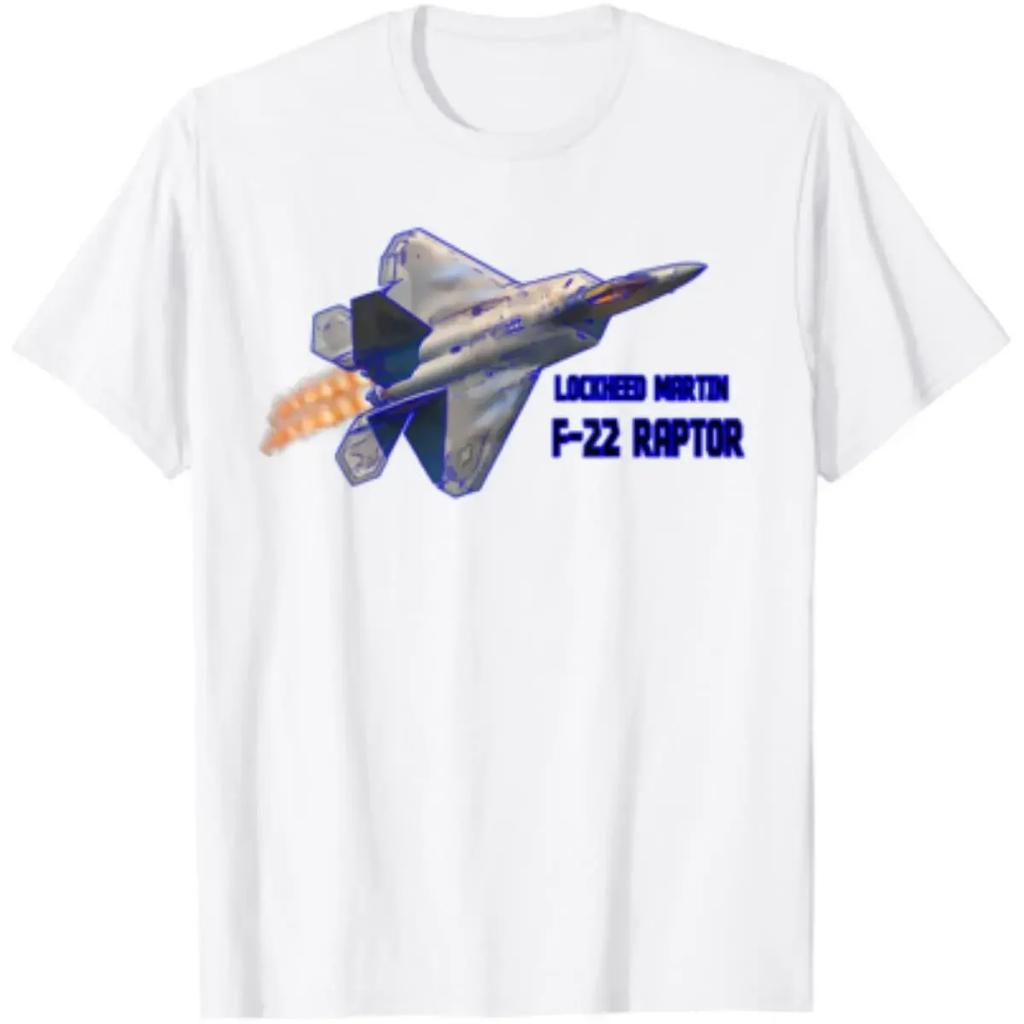 Lockheed Martin F22 Raptor Jet Fighter T-shirt
