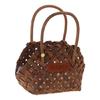 Hand-Held Basket Hand-Woven Flower Pot Wedding Flower Girl Baskets for Home