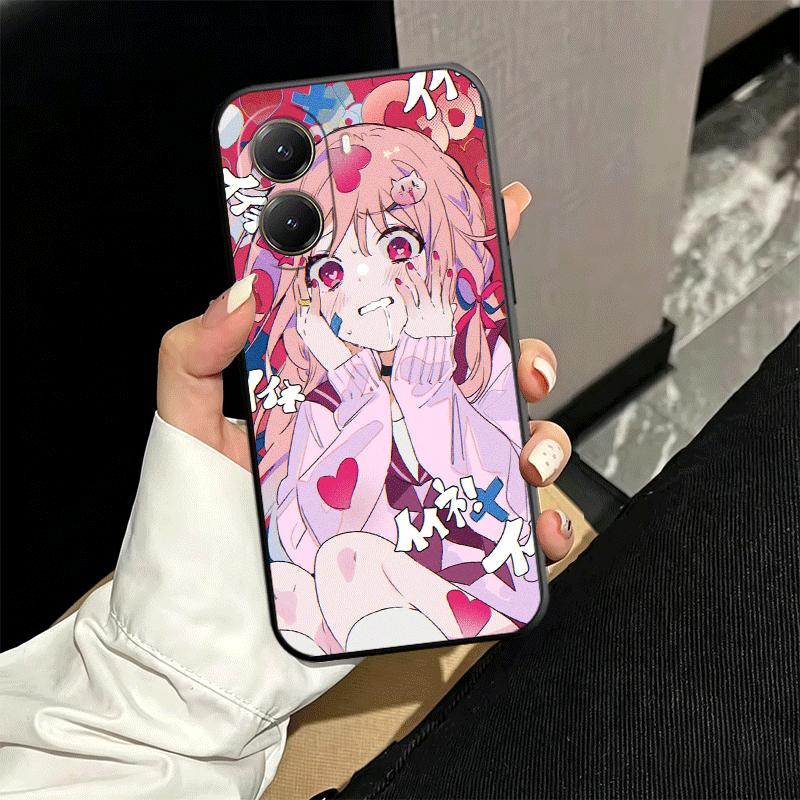 Anime Kwaii Girl Ins Style Soft Phone Case for Xiaomi Poco X5 X6 X7 X8 Pro Max X3 F7 F8 Ultra M8 M7 M6 M5 Redmi 15 15C 14C 13C 1