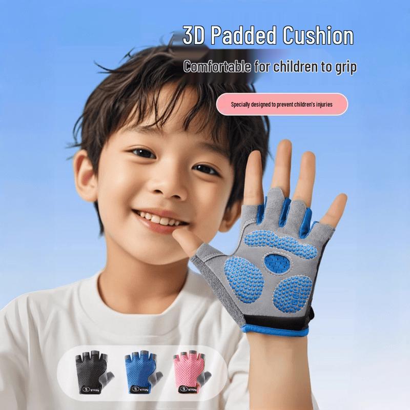 Mumuwu Kids Half-Finger Sports Gloves