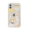 Cute Duck IPhone 16 Mobile Phone Case 14 Apple 15 Protective Case 13pro Max Suitable for Soft 12 Painted X Original 11