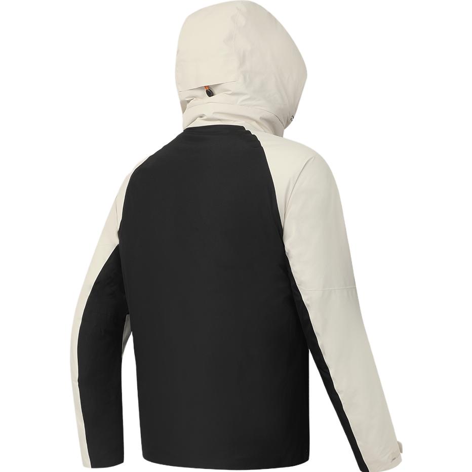 FILA 2023 Winter New Cotton Jacket Color Block Splicing Outdoor Sports Loose Warm Top Men tops Oatmeal A11M347907F-BG