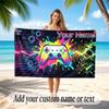 Spielcontroller-Thema Weiches Strandtuch Personalisierter Benutzerdefinierter Text Handtuch Tragbar für Strand Pool Reisen