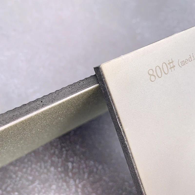 1000 1500 Girt Diamond Plate with EVA Base Professional Sharpening Stone Grinder Whetstone Knife Sharpener System Accessories