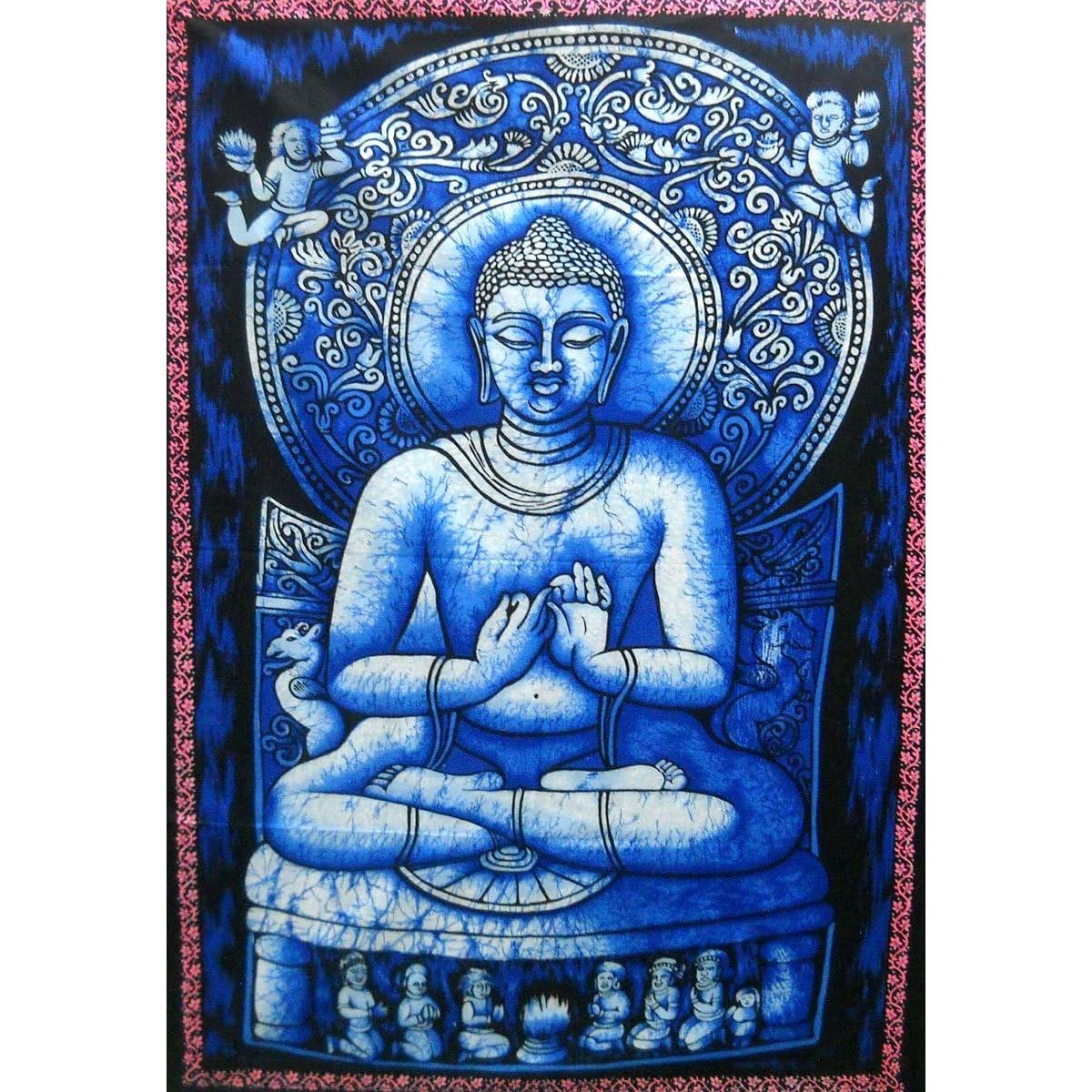 Tapestry Sermon Buddha Batik Wall Painting 75x100