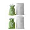 Weihnachtsgeschenktüte Silikonform Süßigkeitentüte Silikonform Backwerkzeug Für Epoxidharz Seife Schokolade 6XDE