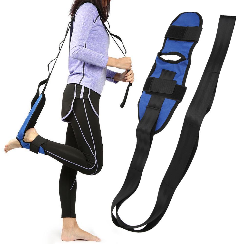 Professional Stretching Belt Yoga Pilates Leg Strap Rehabilitation Belt Fitness Equipment