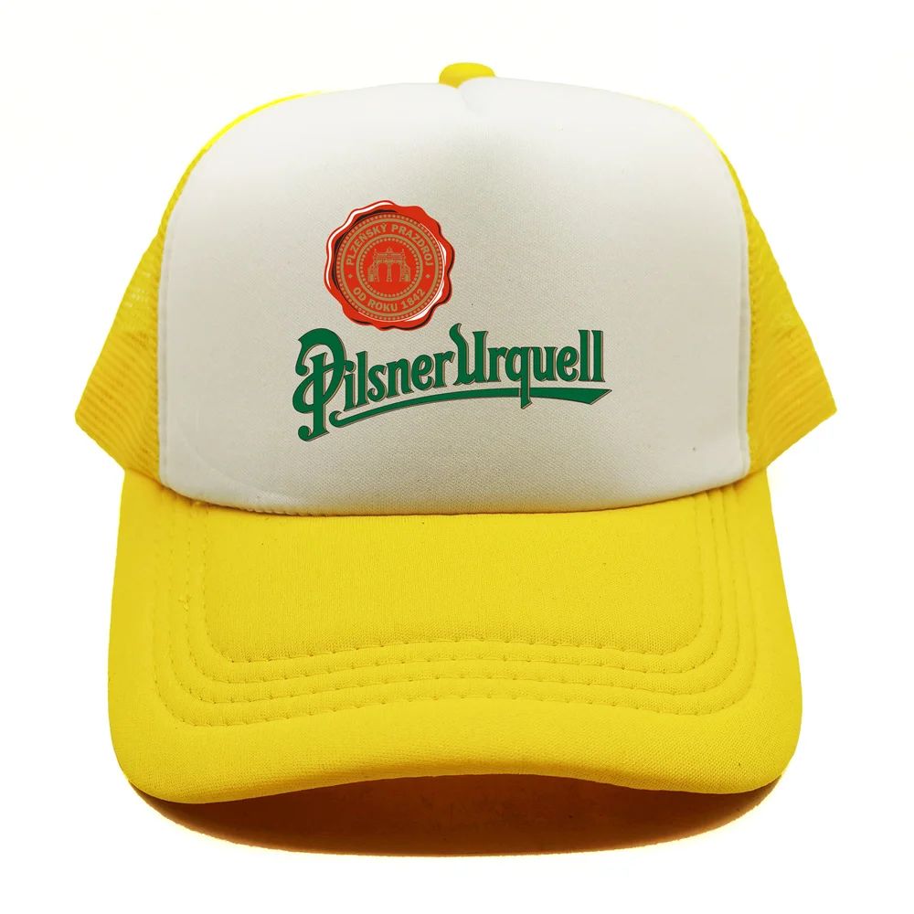 Berretto Trucker Birra Pilsner Urquell Unisex Cool Cappello Pilsner Urquell Cappellino da Baseball Cool Estivo Rete Traspirante Unisex