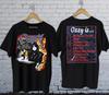Maglietta Vintage 1988 Ozzy Osbourne No Rest For The Wicked Checklist taglia S-5XL