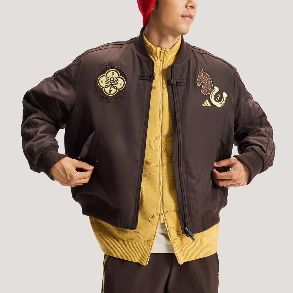 adidas CNY Jackets Men's Stand Collar Moderate Pilot KQ5092