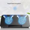 Foldable Adjustable Laptop Cooling Pad with 2 Quiet Fan For Notebook With Adjustable Heights And USB Connection
