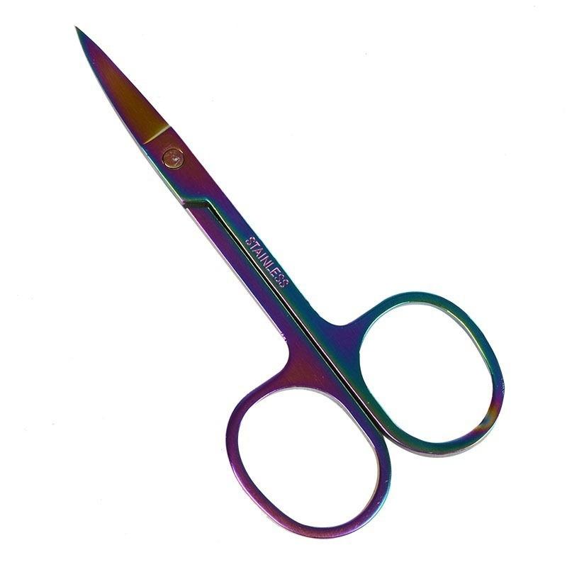 Hot Rainbow Schaar Wenkbrauw Manicure Kleurrijke Cutter Nail Make Tool Vrouw Lady DIY Mankeup Mode Apparatuur