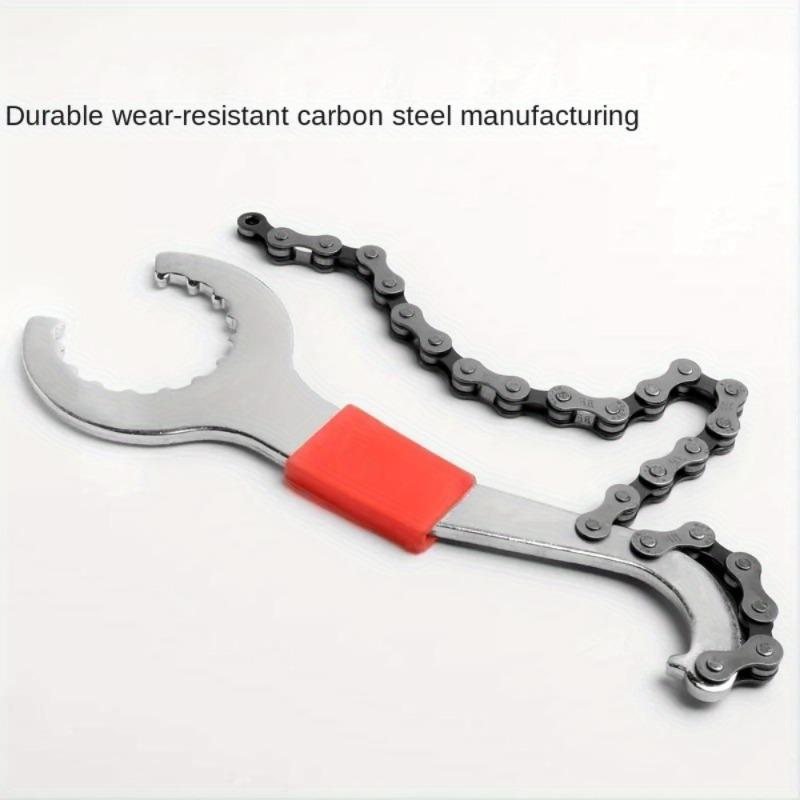 3 in 1 Multifunktions-Fahrradketten-Reparaturschlüssel Freilauf-Demontageschlüssel für MTB Rennrad Fahrradreparaturwerkzeuge Tretlagerabzieher