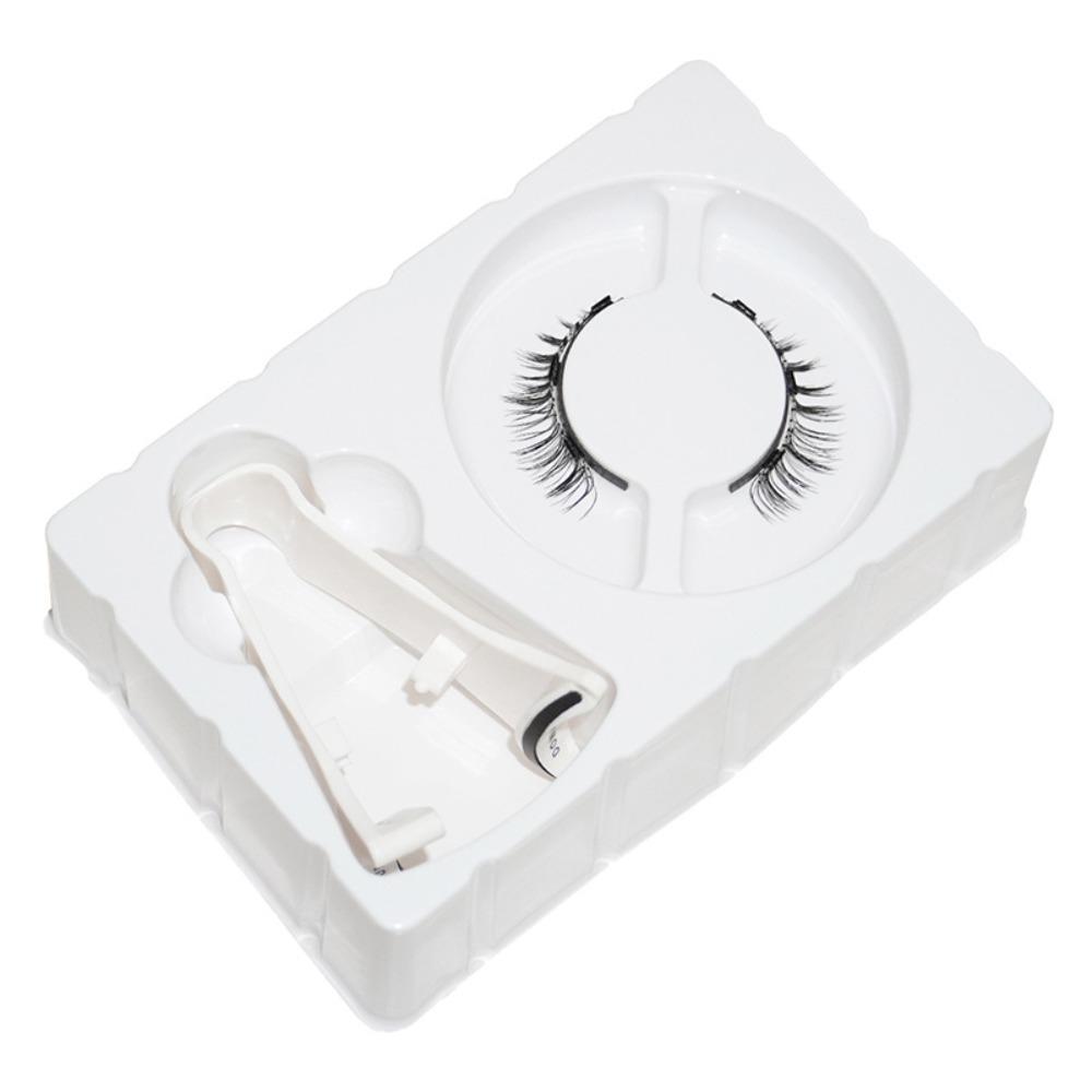 Reusable Magnetic Eyelashes with Clip Glue Free False Eyelash Clusters  Female