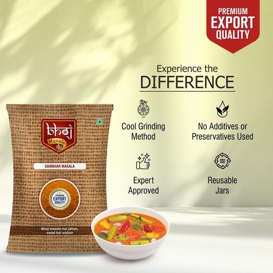 Bhoj Masale Sambhar - 100GM | Aromatic Spice for Flavorful Indian Cooking | For Flavorful Cooking  (Jain Masala)