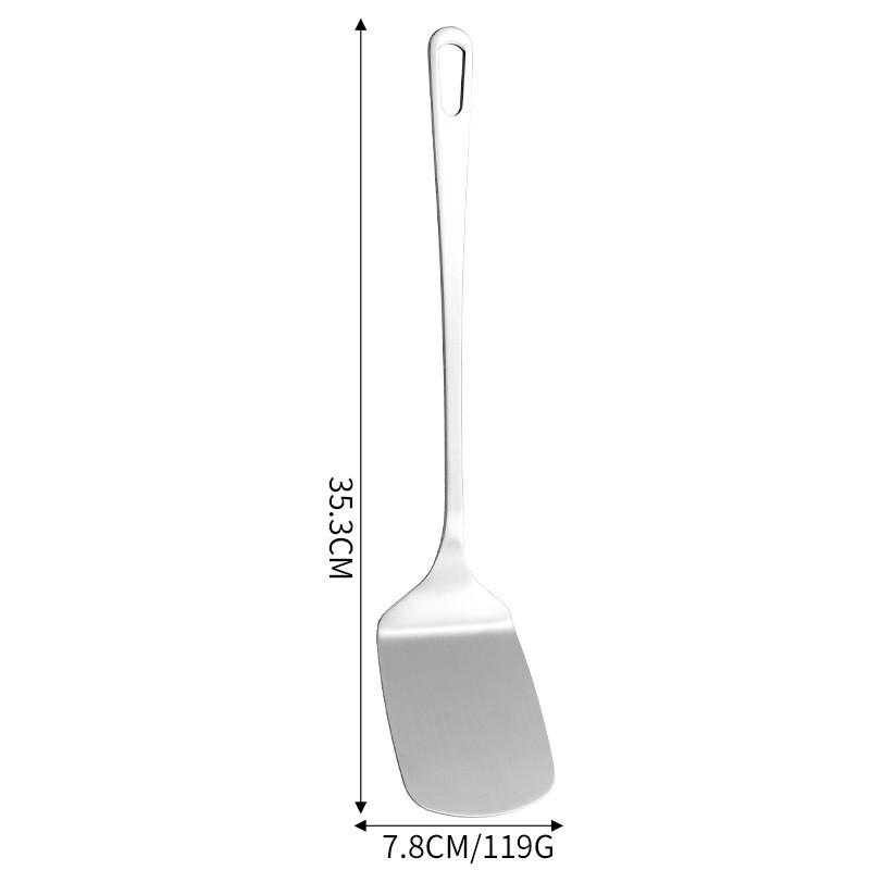 Stainless Steel Cooking Spatula And Soup Ladle With Hightemperature Resistance For Kitchen Use