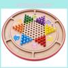 Wooden Educational Puzzle Board With Multiple Chess Games For Kids Development And Fun
